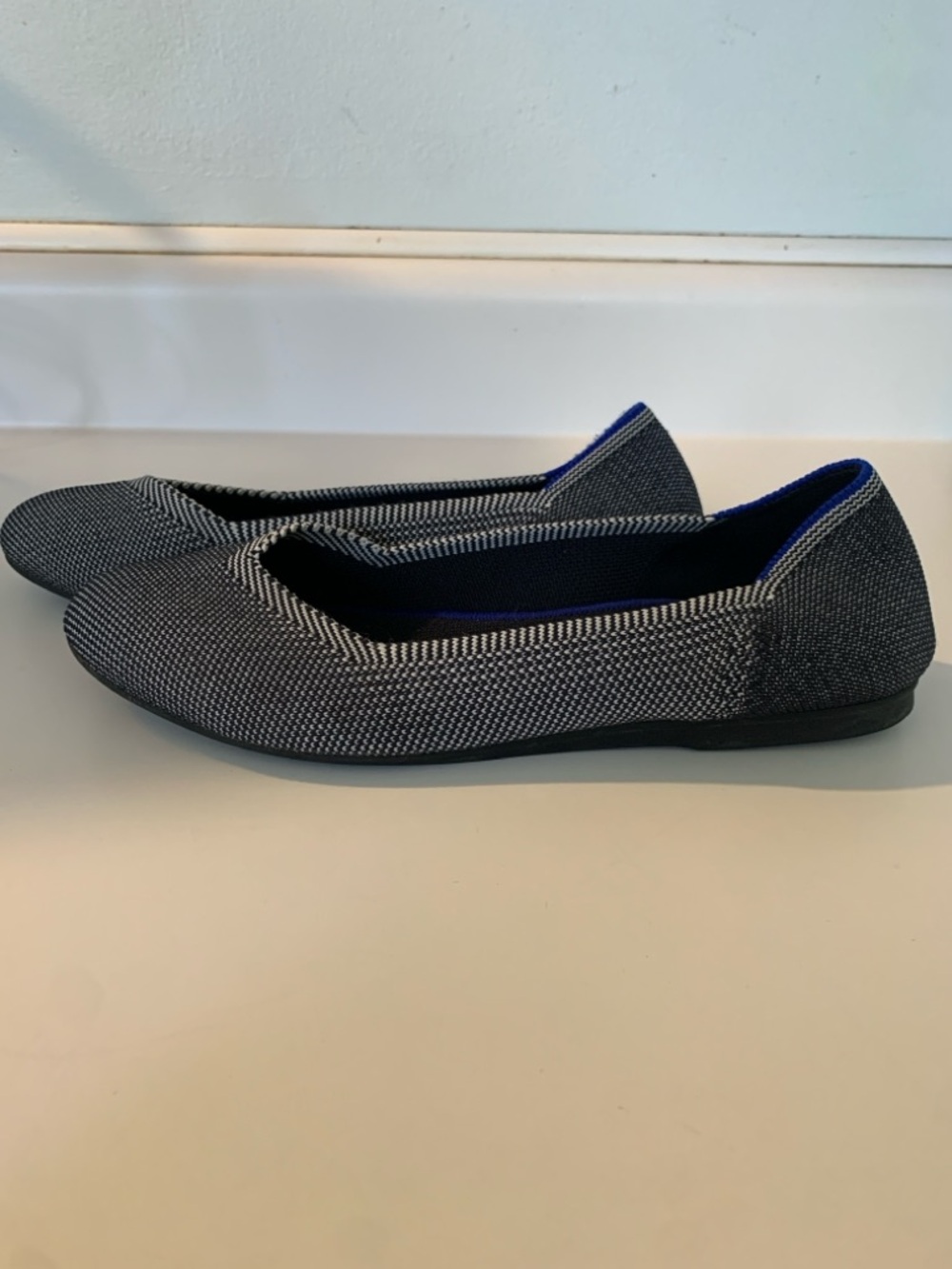 Rothy’s The Flat Gray Birdseye Ballet Flat Size 7 - Picture 2 of 6